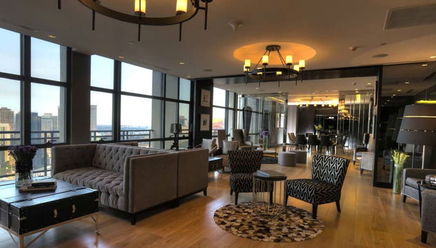 Sala de estar do lobby
