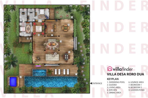 Photo 16 - Villa Desa Roro Dua by Villa Finder