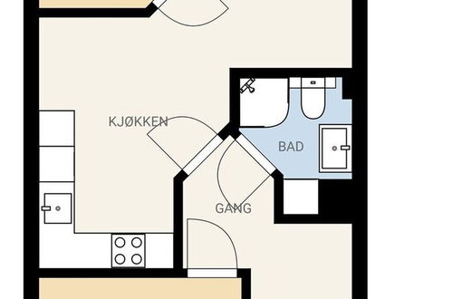 Foto 9 - Apartment With two Bedrooms and Parking in the City of Stavanger