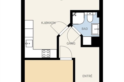 Photo 9 - Apartment With two Bedrooms and Parking in the City of Stavanger