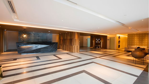 Sala de estar do lobby