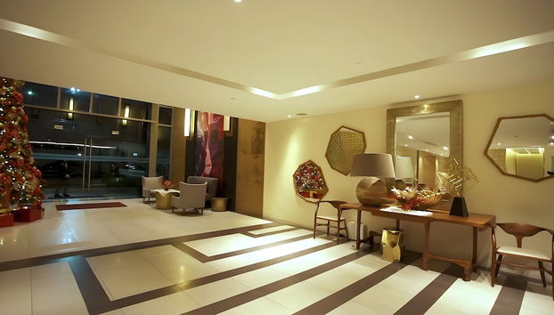 Sala de estar do lobby