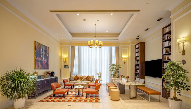 Sitzecke in der Lobby