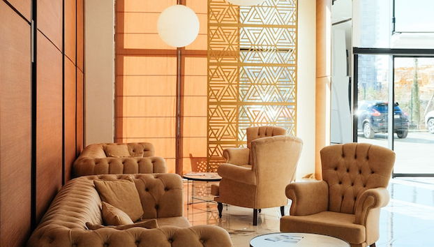 Sala de estar do lobby