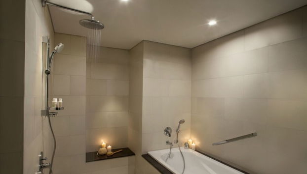 Duche na casa de banho