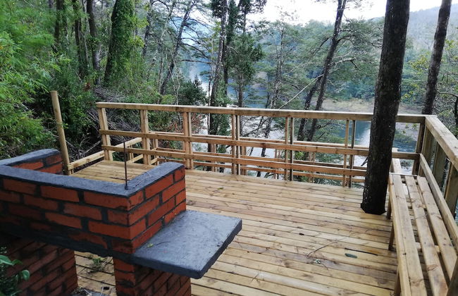 Wonderful Rustic Cabin 2, With Native Logs, on the Banks of the Trancura River - Foto 39