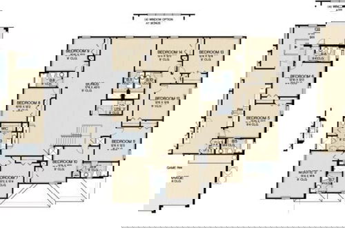 Foto 39 - 14 Bed With Themed Bed Floor Plan Attached 14 Bedroom Home by RedAwning