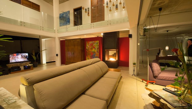 Sala de estar do lobby