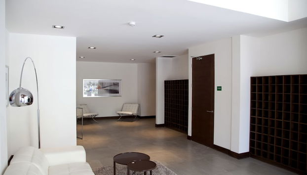Interior entrance