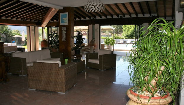 Sala de estar do lobby