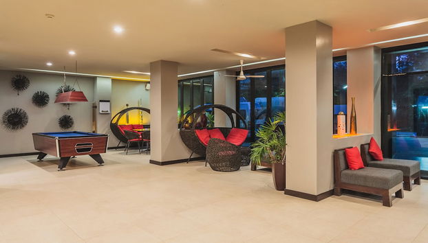 Sala de estar do lobby