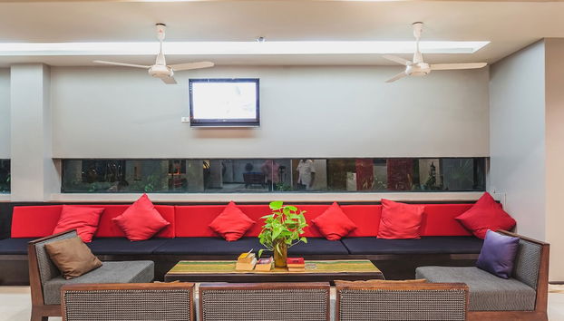 Sala de estar do lobby