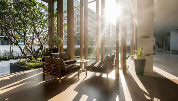 Sala de estar do lobby