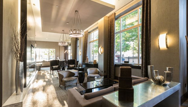 Sala de estar do lobby