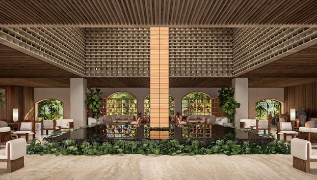 Sala de estar do lobby