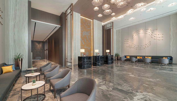 Sala de estar do lobby