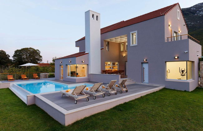Casa con 5 camere da letto a Zagvozd con piscina privata e terrazza - Foto 66