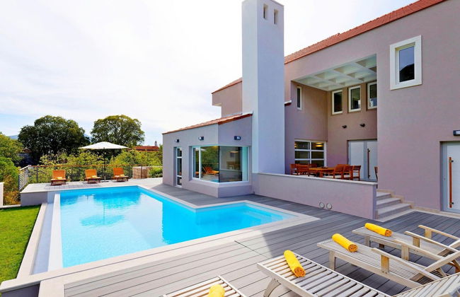 Casa con 5 camere da letto a Zagvozd con piscina privata e terrazza - Foto 36