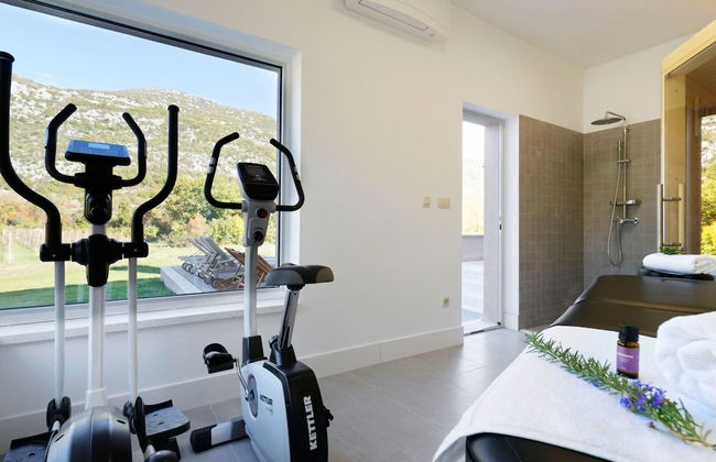 Casa con 5 camere da letto a Zagvozd con piscina privata e terrazza - Foto 42