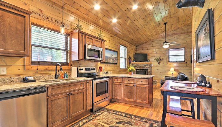 Photo 1 - Rustic Pigeon Forge Cabin w/ Hot Tub: Near Town