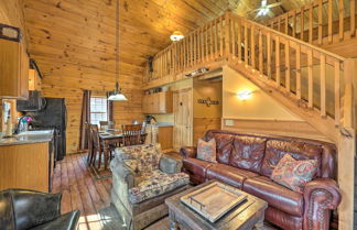 Photo 3 - Warm & Woodsy Rothbury Escape w/ Loft & Porch