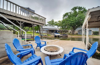 Photo 1 - Lakefront Granite Shoals Escape w/ Dock & Canoe