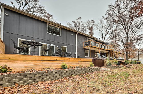 Photo 11 - Lakefront Rogers Getaway w/ Hot Tub & Deck