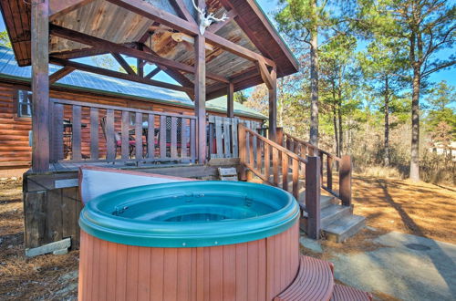 Photo 12 - Broken Bow Cabin w/ Hot Tub & Covered Deck