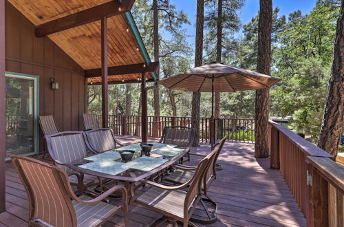 Photo 17 - Rustic-chic Prescott Cabin w/ Deck in Wooded Area