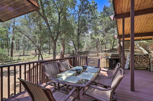 Photo 7 - Rustic-chic Prescott Cabin w/ Deck in Wooded Area