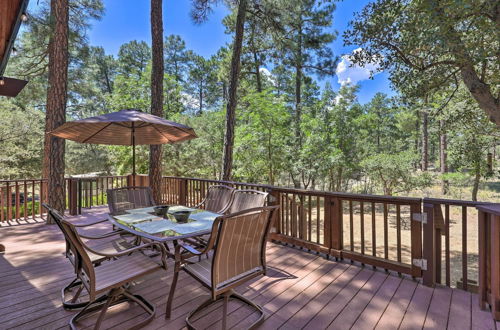 Photo 14 - Rustic-chic Prescott Cabin w/ Deck in Wooded Area