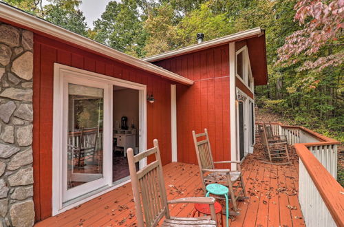 Photo 13 - Rustic Red Cabin w/ Deck in Maggie Valley Club