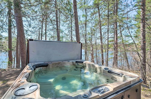 Photo 1 - Quiet Waterfront Cabin w/ Dock, Game Room, Hot Tub