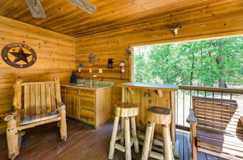 Photo 7 - Broken Bow Rental Cabin w/ Outdoor Fireplace