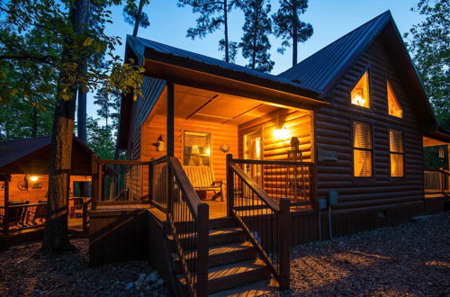 Photo 9 - Broken Bow Rental Cabin w/ Outdoor Fireplace