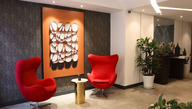 Sitzecke in der Lobby