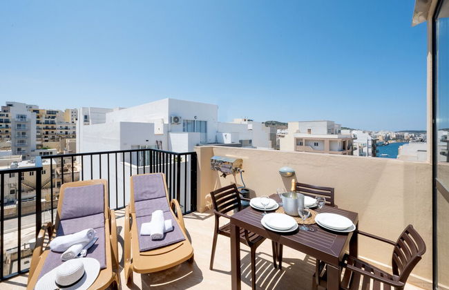 Sea Bliss Penthouse with two terraces enjoying side seaviews by Gatewaysmalta - Foto 15