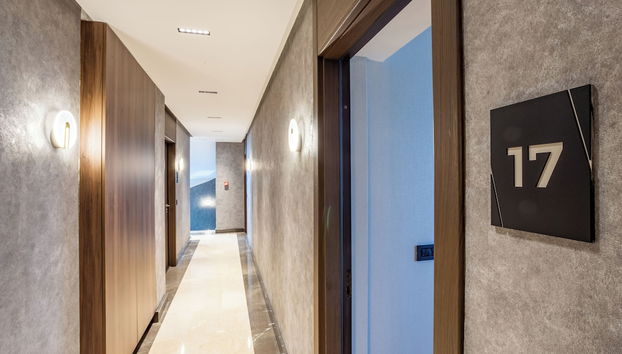 Interior entrance