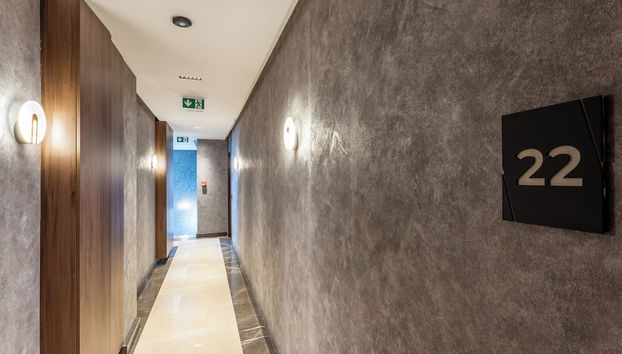 Interior entrance