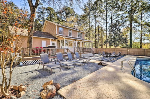 Photo 1 - Lakefront Macon Home w/ Pool, Dock & Fire Pit