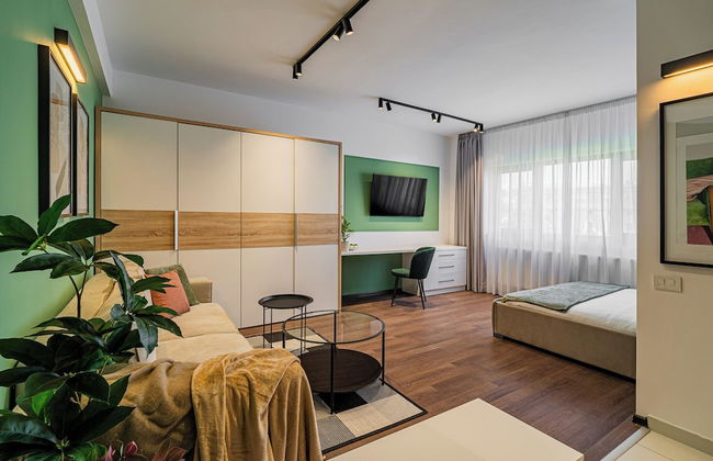 Cismigiu Park Studio - Fresh & Serene Flat with Light-Filled Interiors - Foto 4