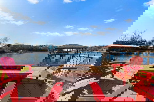 Photo 1 - Pleasant Cove Waterfront Getaway With Fire Pit, Deck, and Lake Views