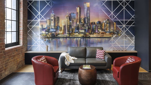 Sitzecke in der Lobby