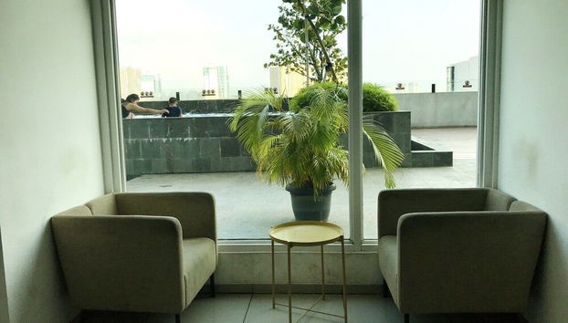 Sala de estar do lobby