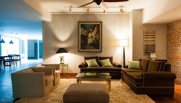 Sala de estar do lobby