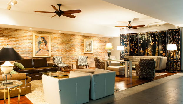 Sala de estar do lobby