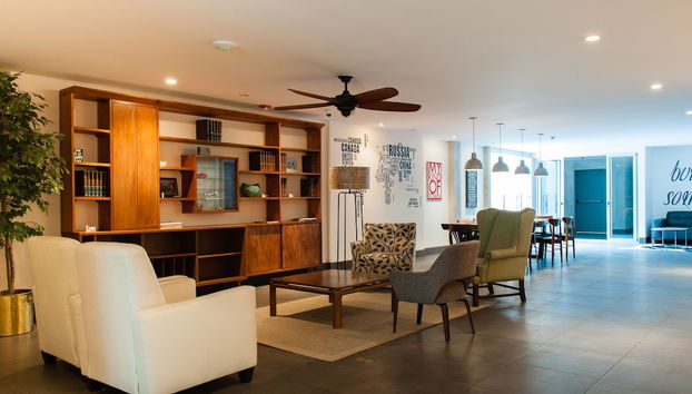 Sala de estar do lobby