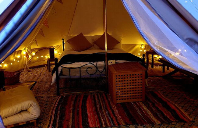 5m xl Bell Tent With log Burner, Near Whitby - Foto 5