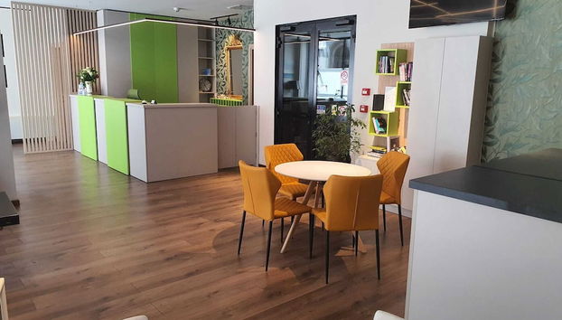 Lobby sitting area