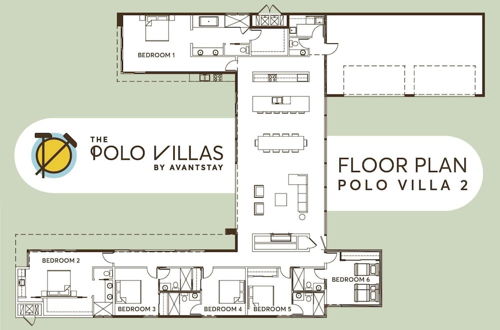 Photo 10 - Polo Villa 2 by Avantstay Entertainer's Backyard w/ Pickleball Court, Pool & Spa 260314 6 Bedrooms